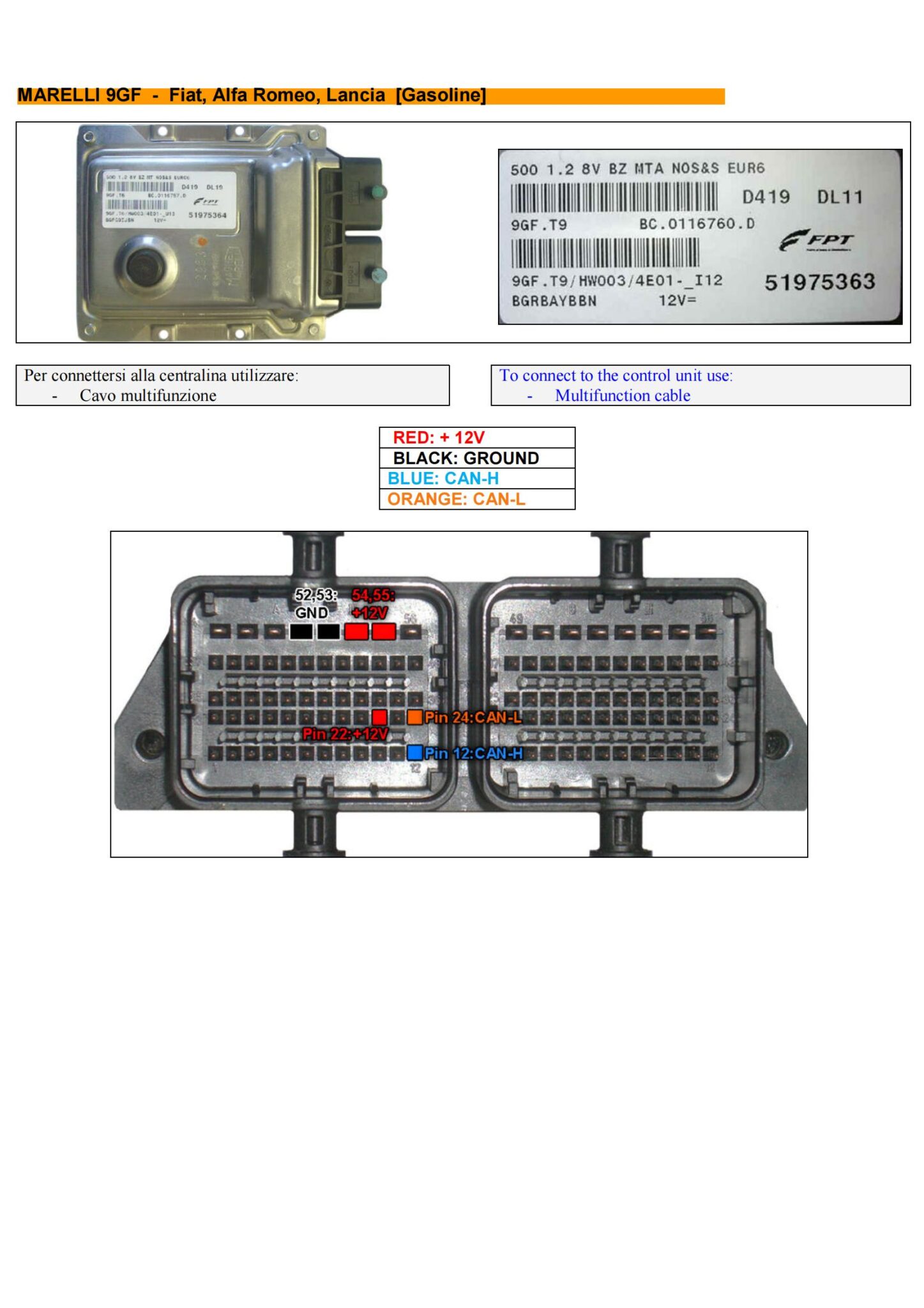 How to Read/Write Marelli iaw 10gf by KT200 ECU Programmer?