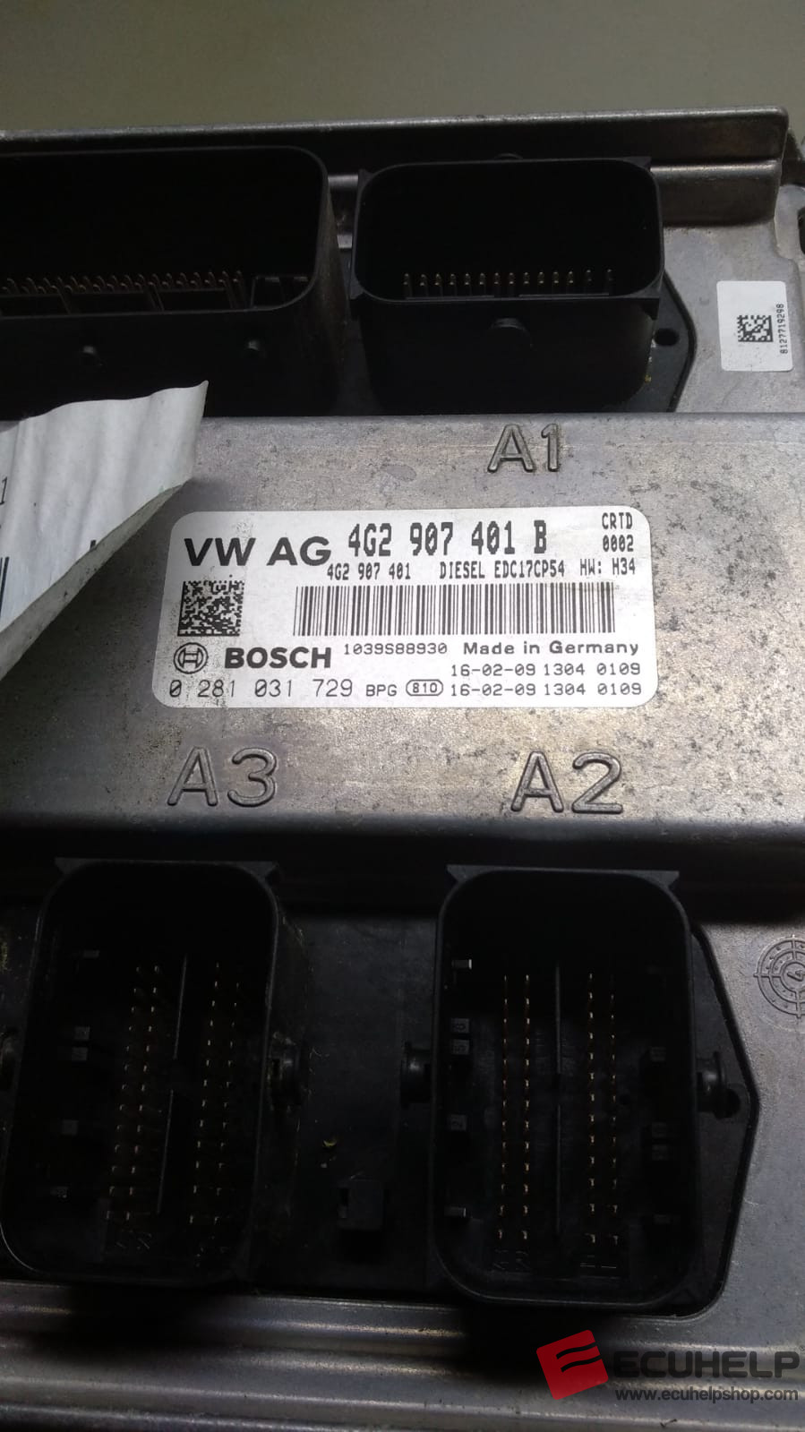 KT200II Read Write Audi A6 4G EDC17CP54 Bench Mode