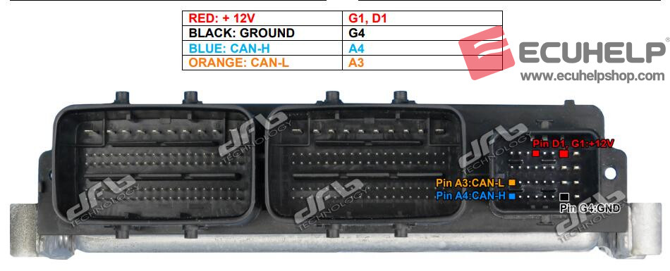 KT200II Read Write Qashqai 2020 MD1CS006 on Bench-01