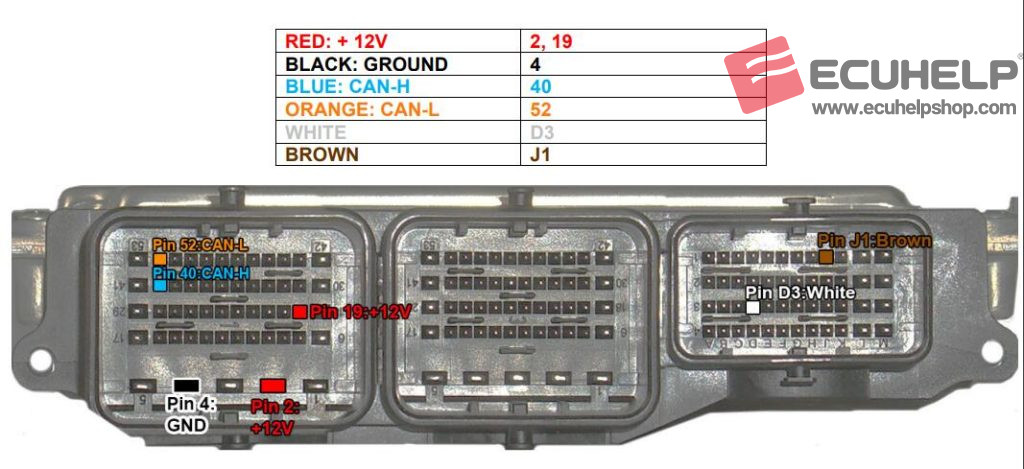 KT200II Read/Write Citroën C4 1.6 HDi EDC17C10 on Bench-04