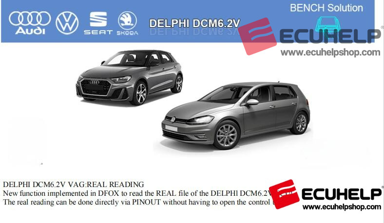 ECUHELP KT200II VW Delphi DCM6.2V Real Reading on Bench-01