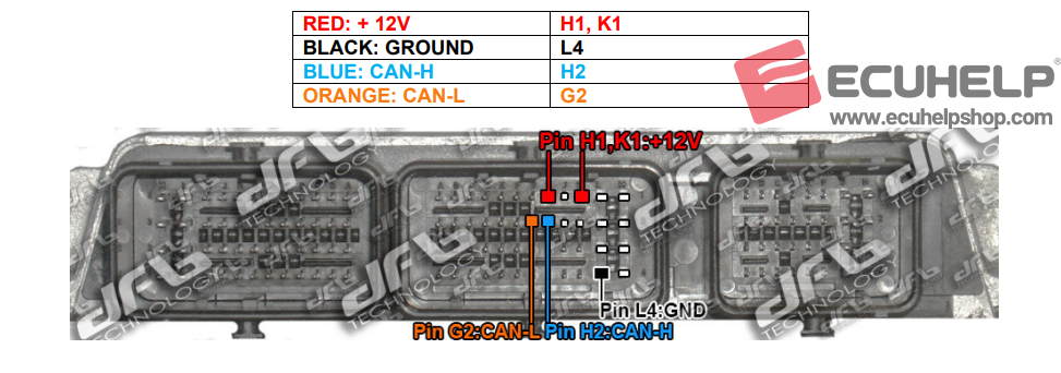 KT200II Read Write Ford Focus 1.6ti ecu continental ems2204 Boot Mode-01